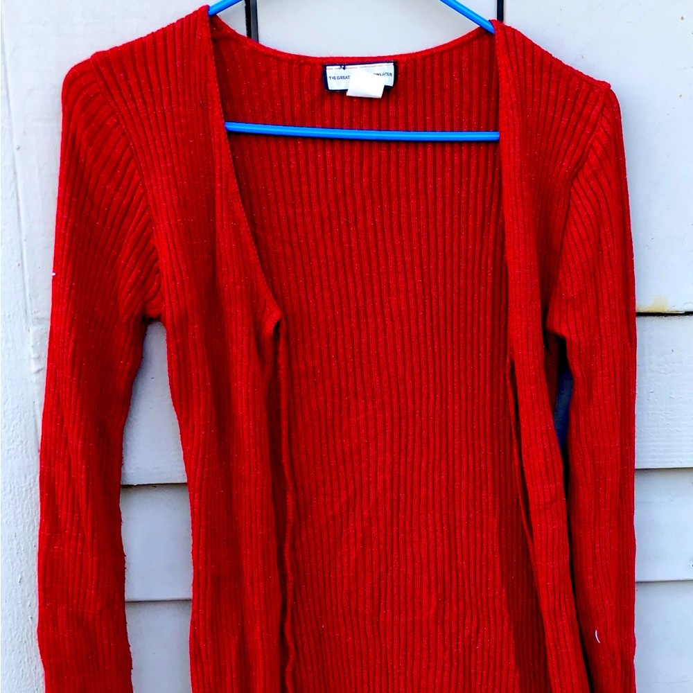 Red Long Women’s Sweater